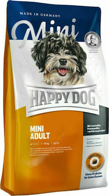 Happy Dog Mini Adult 8kg Trockenfutter ohne Gluten für erwachsene Hunde kleiner Rassen mit Mais und Geflügel