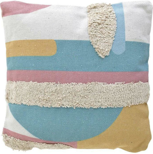 Inart Perna De Canapea Din 100% Bumbac Multicolor 45x45cm