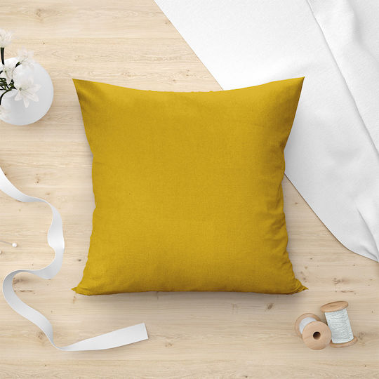 Lino Home Decorative Pillow Case Renas Velvet 344 Honey 45x45cm