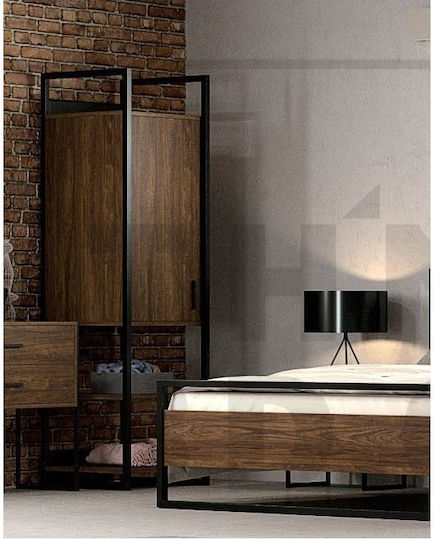 Einzeltür Kleiderschrank No3 60x55x190cm