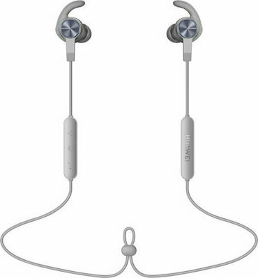 Huawei ΑΜ61 Sport Headphones Lite In-ear Bluetooth Handsfree με Αντοχή στον Ιδρώτα Ασημί