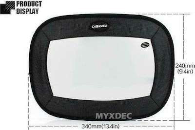 Baby Car Mirror Black