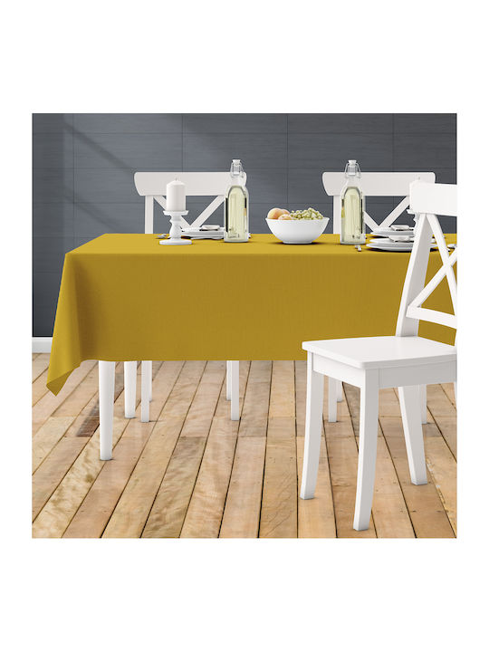 Lino Home Tablecloth Renas 344 Honey 140x140cm