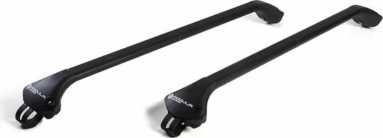 Modula Aluminum Car Roof Bars 119cm for Mini Paceman for Cars with Factory Bars Set with Roof Rack Legs Black