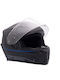 Zen ZN-820 Black/Blue Matte Motorcycle Helmet Full Face ECE 22.05 1500gr