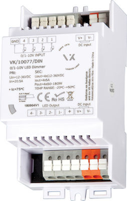 VK Lighting VK/10077/DIN Dimmer 240-720W 12-36VDC 78000-745720