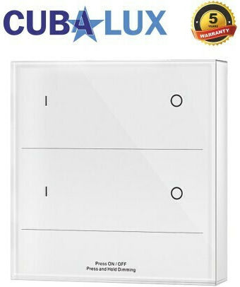 Cubalux Dimmer Switch with LED Touch Frame