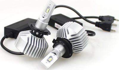 Heleco Lampen HIR2-9012 Canbus LED 6000K Kaltes Weiß 12-24V 60W 2Stück