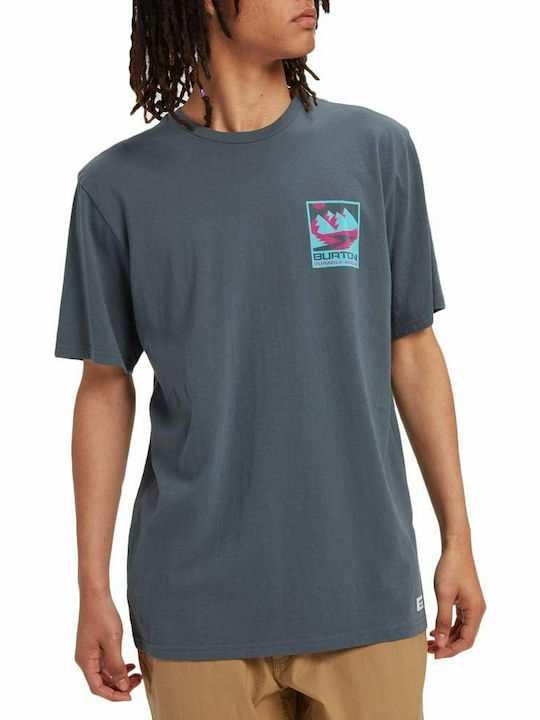 Burton Mitler Men's Short Sleeve T-shirt Gray