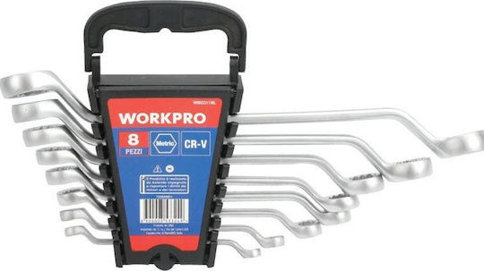 WorkPro Σετ 8 Διπλά Κλειδιά Πολύγωνα Κυρτά
