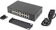 Lanberg RSGE-16 Unmanaged L2 Switch με 16 Θύρες Gigabit (1Gbps) Ethernet