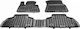 Rezaw Plast Set of Front and Rear Mats 3pcs Tray Type for BMW X7 G07 2018+ Black