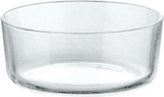 Abert Serving Bowl Round Glass Transparent with Diameter 15cm