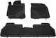 Rezaw Plast Set of Front and Rear Mats 3pcs Tray Type for Toyota Corolla Verso 2004-2009 Black