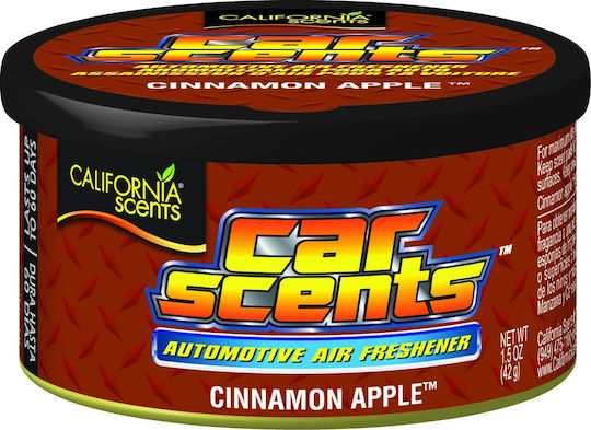 California Scents Air Freshener Can Console/Dashboard Car Scents Cinnamon Apple 42gr