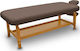 iCosmetics Bett Massage und Physiotherapie Braun aus Holz 187x77cm.