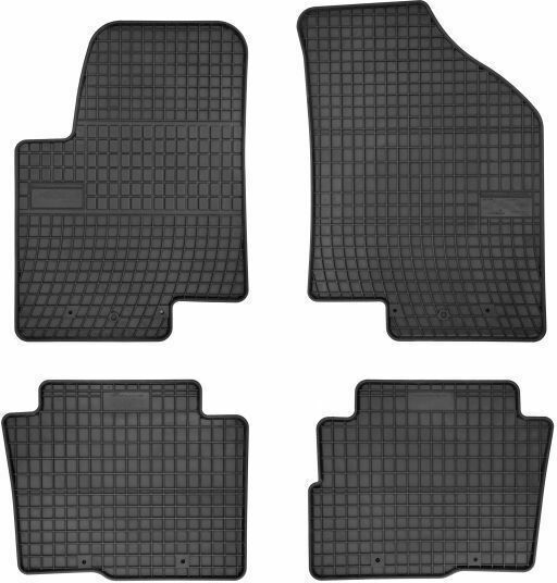 Frogum Set of Front and Rear Mats 4pcs for Kia Soul 2009-2013 Black
