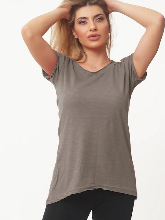 Bodymove -5 Damen T-shirt Gray