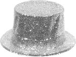 Carnival Hat Silver made of Plastic 1pcs