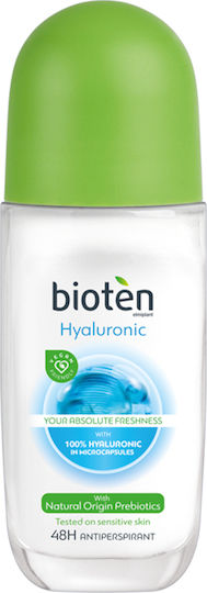 Bioten Hyaluronic 48h Deodorant 48h Αποσμητικό 48h σε Roll-On 50ml