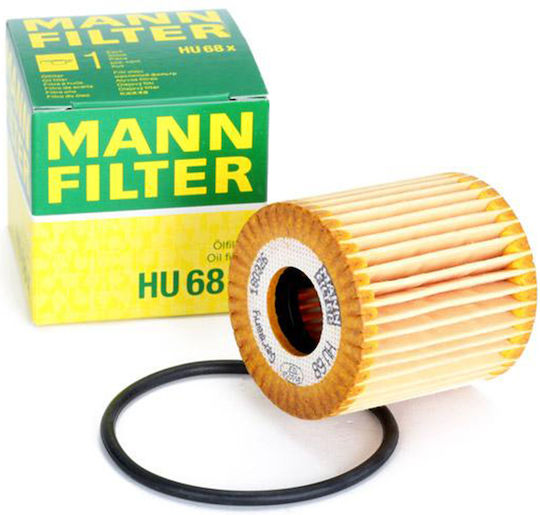 Mann Filter Car Oil Filter HU 68 x for Smart Φίλτρο Λαδιού Αυτοκινήτου για Smart Fortwo
