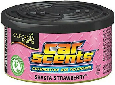 California Scents Αρωματική Κονσέρβα Κονσόλας/Ταμπλό Αυτοκινήτου Car Scents Shasta Strawberry 42gr