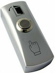 Fenice Complete Wall Push Exit Button with Frame Silver NF-30