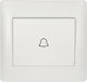 Elmark Rhyme Complete Wall Push Bell Button wit...