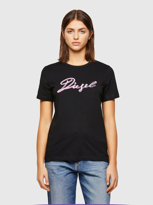 Daria Дамски T-shirt Черно