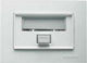 Aliberti Complete Wall Push Bell Button with Frame White 71.03.01.103