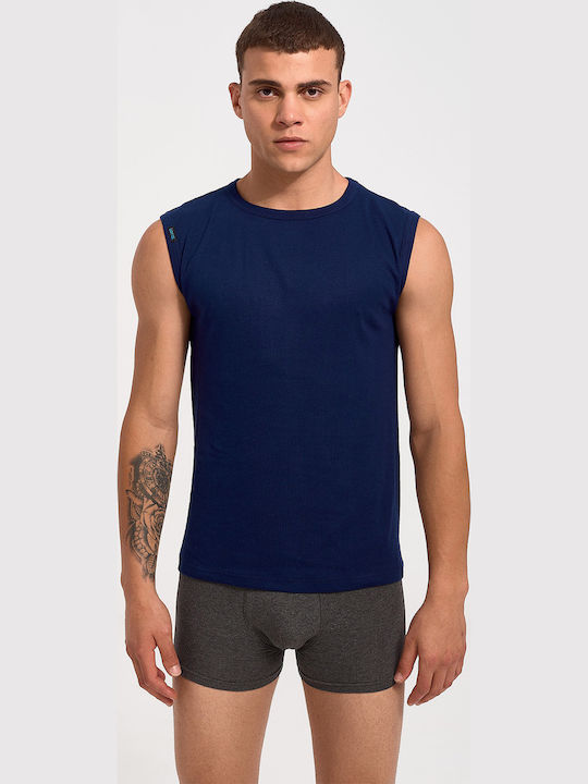 Lord 182 Tricou de corp pentru bărbați Fără mân...