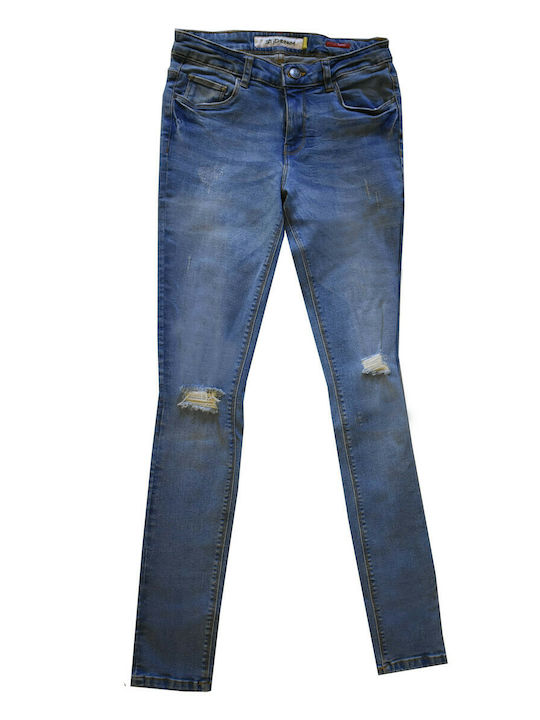 ΓΥΝΑΙΚΕΙΟ JEAN ΠΑΝΤΕΛΟΝΙ SILVIAN HEACH RNP17518 BLUE ΜΠΛΕ