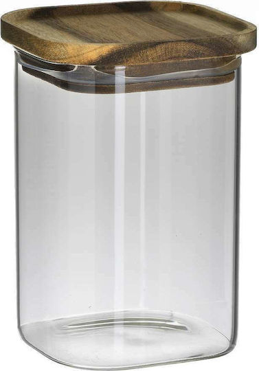 Click Vase für Zucker mit luftdichtem Deckel Glas Transparent 1000ml