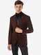 Sogo Men's Suit Jacket Burgundy