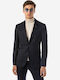 Sogo Men's Suit Jacket Regular Fit Navy Blue