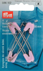 Prym Sewing Safety Pins Ασφαλείας Ροζ 5,5εκ. 4τμχ