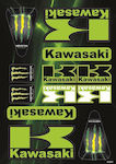 Kawasaki Stickers Set Multicolour