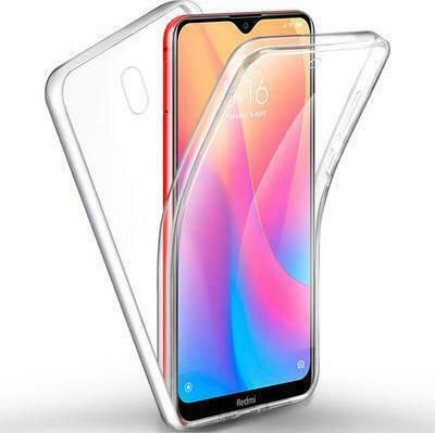 С пълно покритие (360°) Силикон 0.3мм Сив (Redmi 8A - Редми 8А)