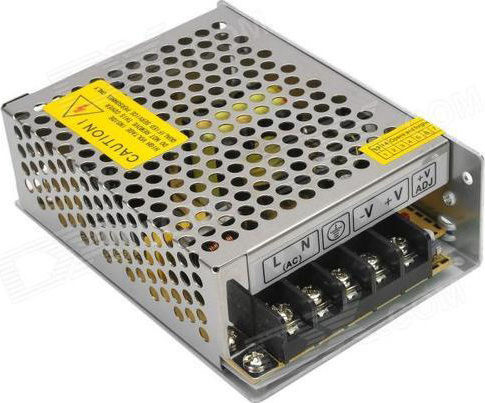 Evivak Τροφοδοτικό LED IP20 Ισχύος 300W με Τάση Εξόδου 12V