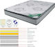 Woodwell Double Orthopedic Mattress 150x200x24cm with Springs & Topper