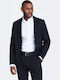 Les Deux Men's Suit Jacket Slim Fit Navy Blue