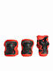 Athlopaidia Children's Protective Gear Set for Rollers Red