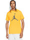 Jordan Jumpman Bărbați T-shirt Sportiv cu Mânecă Scurtă Galben