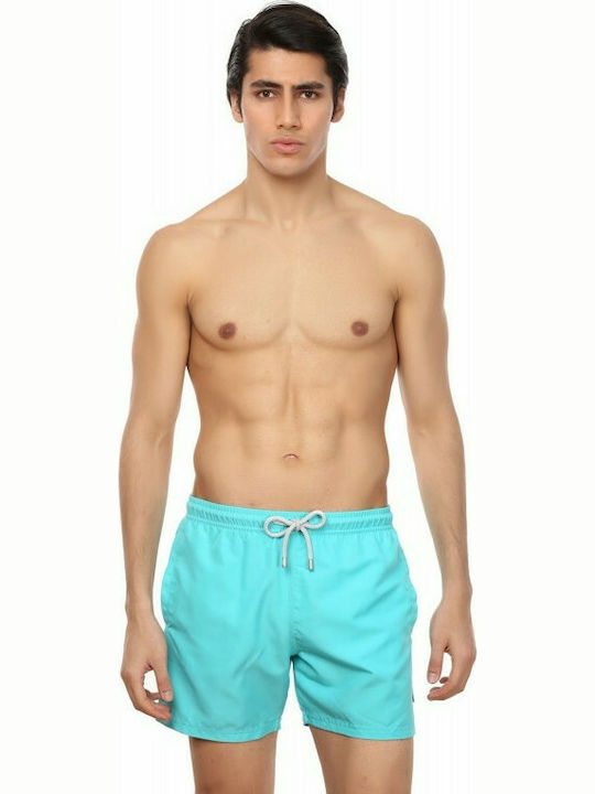 John Frank JFSS20SW01 Men's Swimwear Shorts Turquoise JFSS20SW01-TURQUOISE