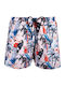 John Frank Jungle Men's Swimwear Shorts Multicolour with Patterns