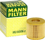 Mann Filter HU 6006 z Φίλτρο Λαδιού Αυτοκινήτου για Toyota Auris/Rav 4/Yaris/Corolla X