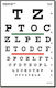 Gima Snellen Optometrie-Karte