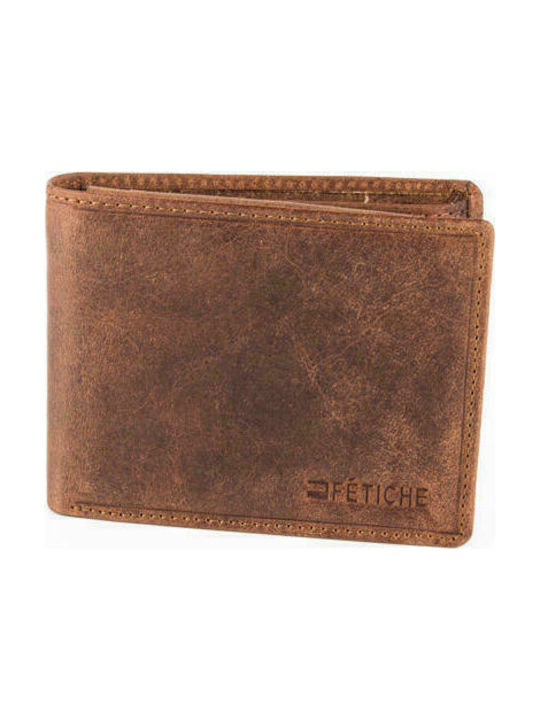 Fetiche Leather AN 10017 Men's Leather Wallet Tabac Brown