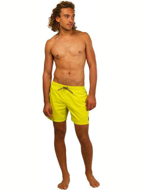 Protest Fast Herren Badebekleidung Shorts Gelb