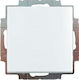 Abb Basic55 Διακόπτης Μπουτόν σε Λευκό Χρώμα 13182